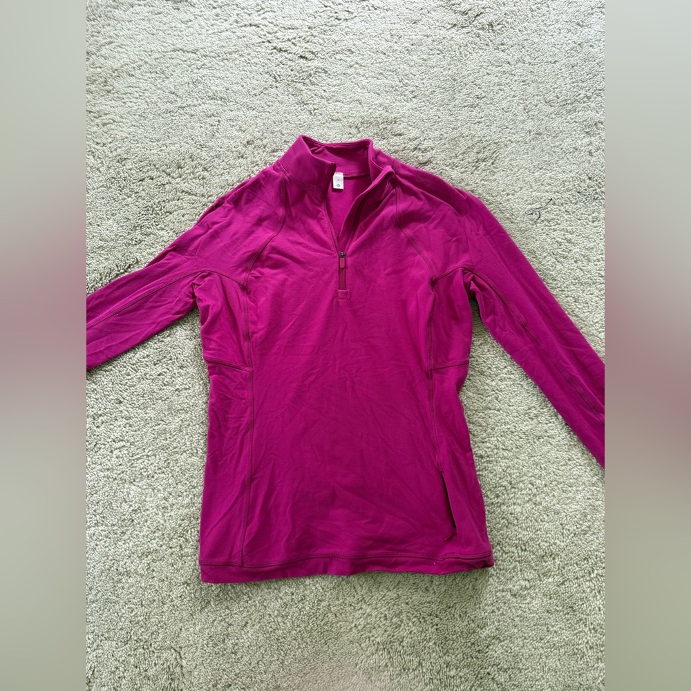 Lululemon Running Long Sleeve Quarter Zip